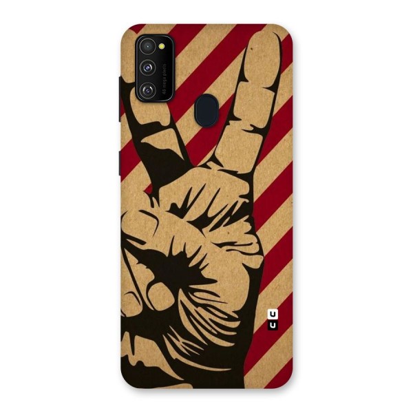 Peace Stripes Back Case for Galaxy M21