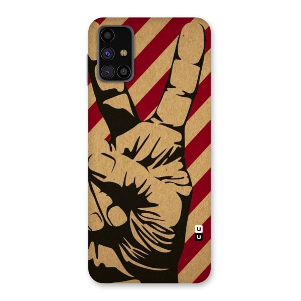 Peace Stripes Back Case for Galaxy M31s