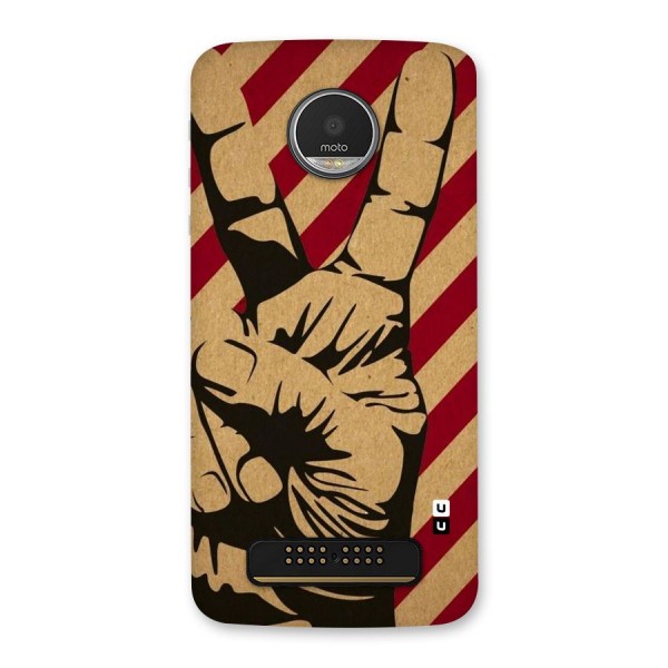 Peace Stripes Back Case for Moto Z Play