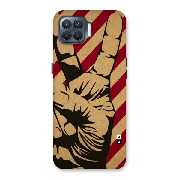 Peace Stripes Back Case for Oppo F17 Pro