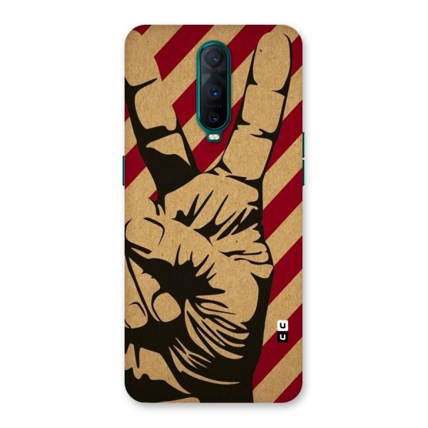 Peace Stripes Back Case for Oppo R17 Pro