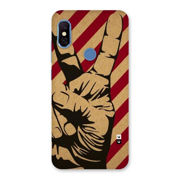 Peace Stripes Back Case for Redmi Note 6 Pro