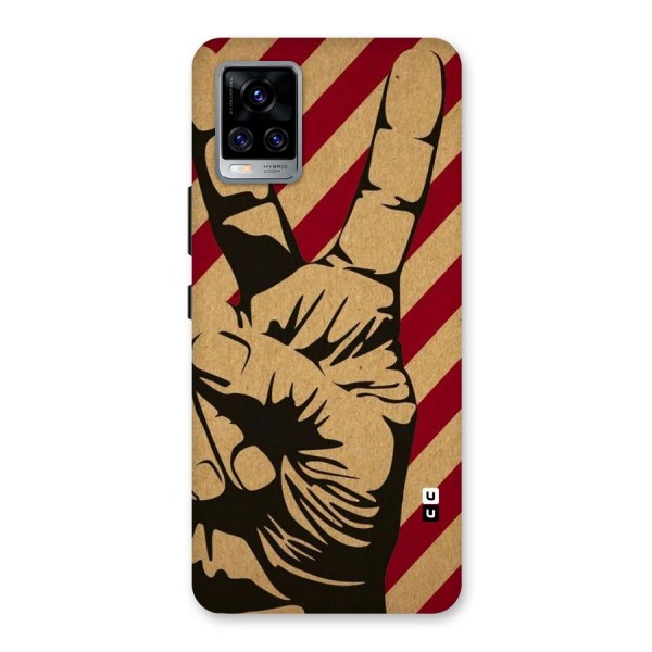 Peace Stripes Back Case for Vivo V20 Pro