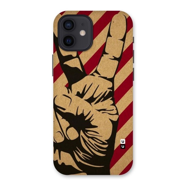 Peace Stripes Back Case for iPhone 12