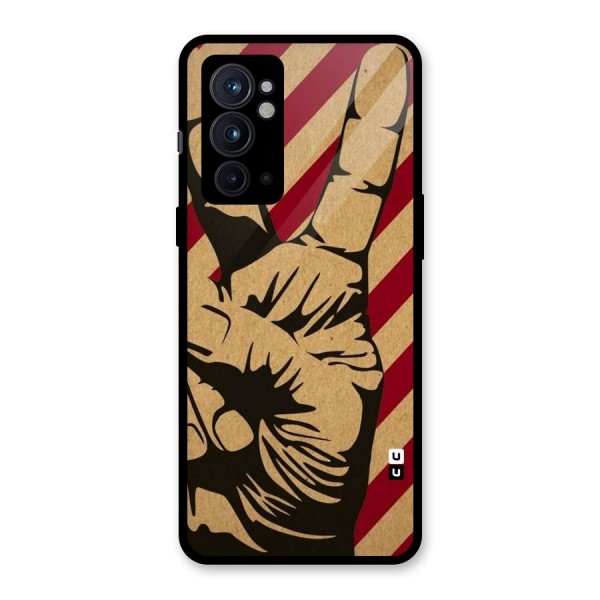 Peace Stripes Glass Back Case for OnePlus 9RT 5G