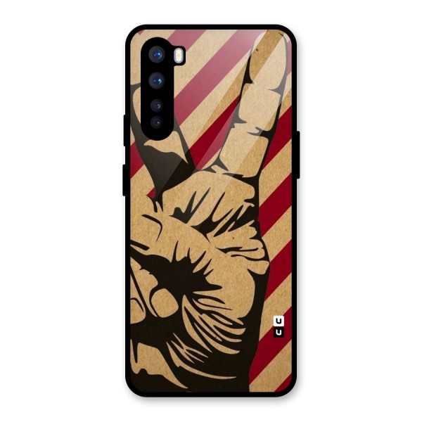 Peace Stripes Glass Back Case for OnePlus Nord