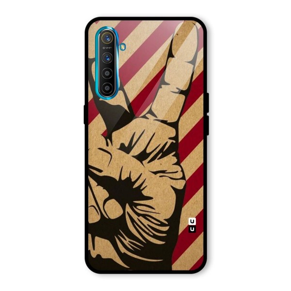 Peace Stripes Glass Back Case for Realme XT