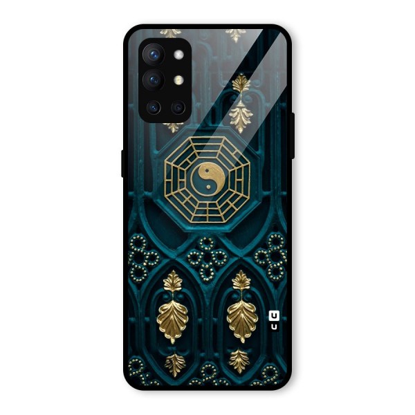 Peace Web Design Glass Back Case for OnePlus 9R