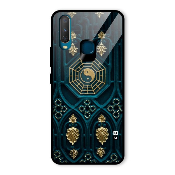 Peace Web Design Glass Back Case for Vivo Y12