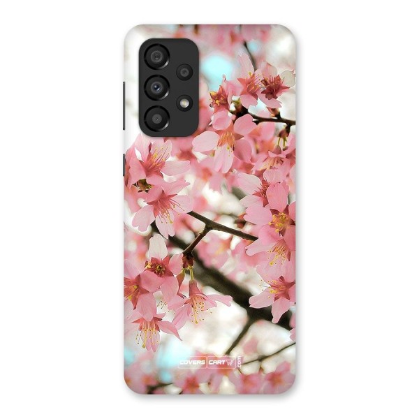 Peach Floral Back Case for Galaxy A33 5G