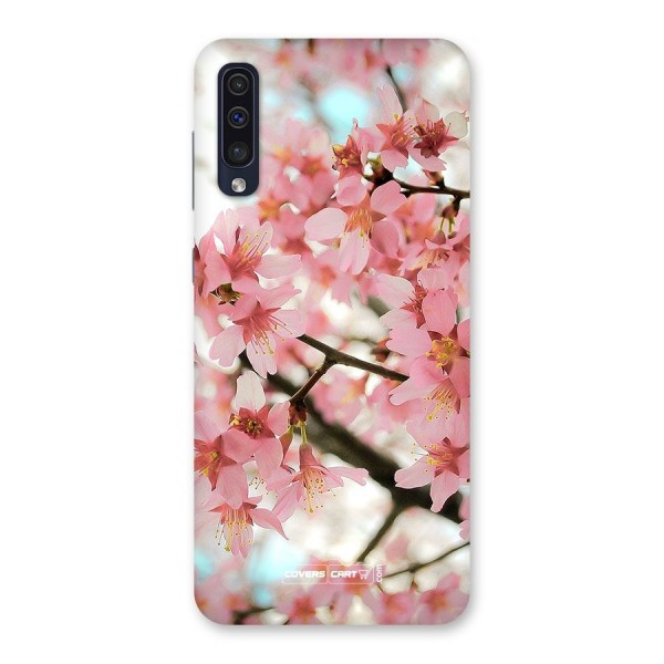 Peach Floral Back Case for Galaxy A50s