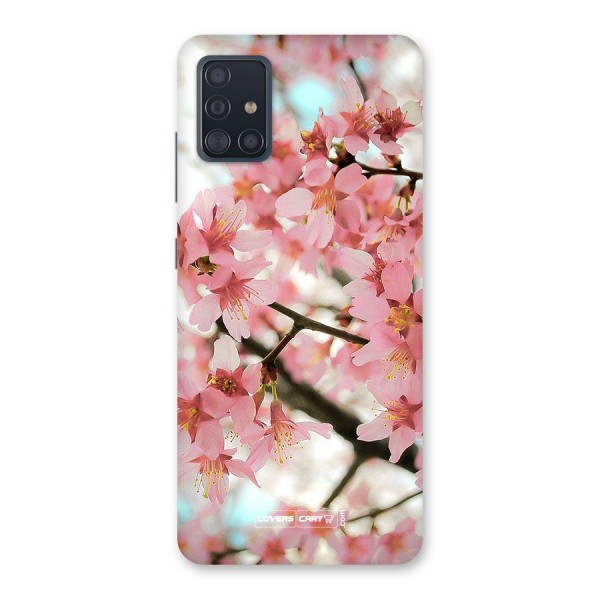 Peach Floral Back Case for Galaxy A51