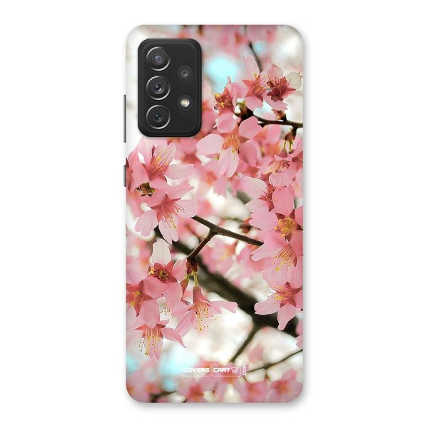 Peach Floral Back Case for Galaxy A72