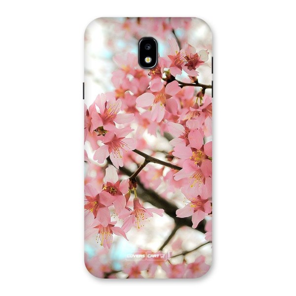 Peach Floral Back Case for Galaxy J7 Pro