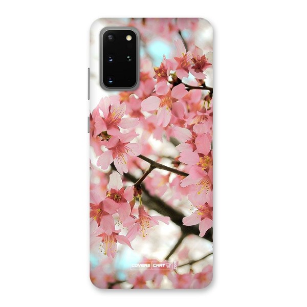 Peach Floral Back Case for Galaxy S20 Plus