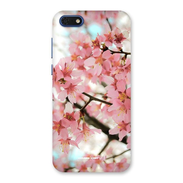 Peach Floral Back Case for Honor 7s