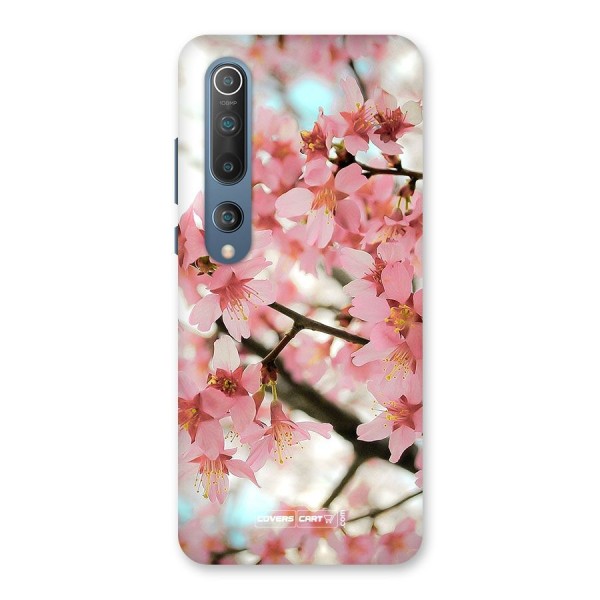 Peach Floral Back Case for Mi 10