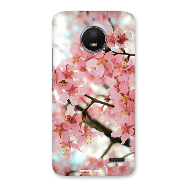 Peach Floral Back Case for Moto E4