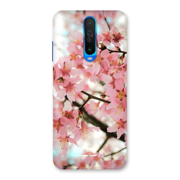 Peach Floral Back Case for Poco X2