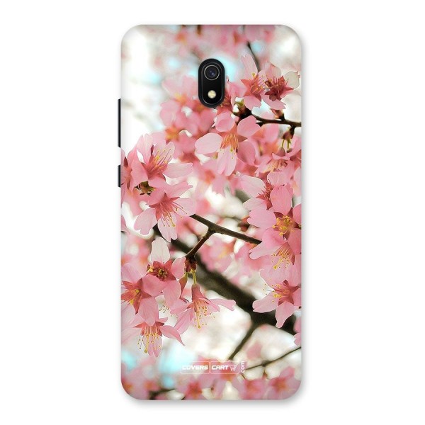 Peach Floral Back Case for Redmi 8A