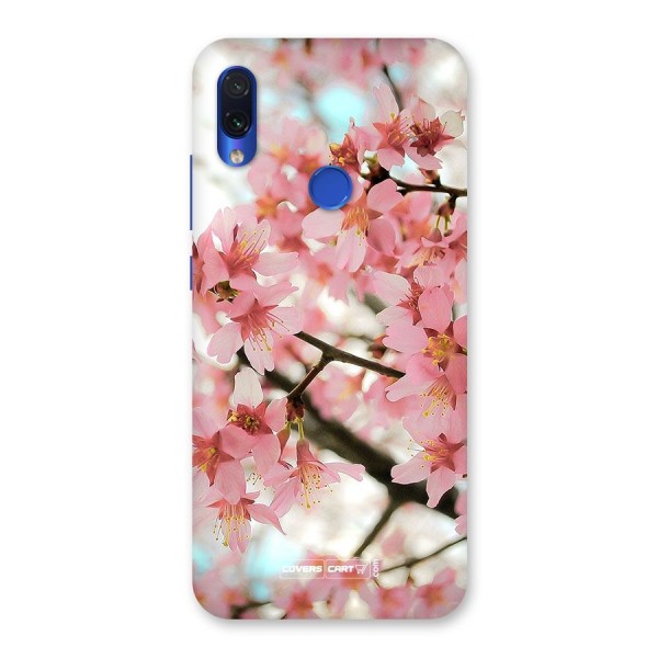 Peach Floral Back Case for Redmi Note 7