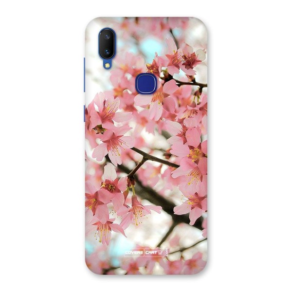 Peach Floral Back Case for Vivo V11