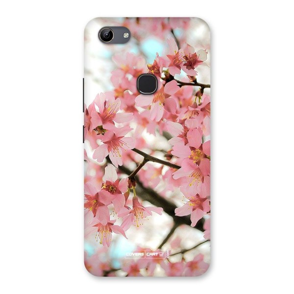 Peach Floral Back Case for Vivo Y81