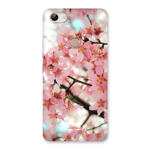 Peach Floral Back Case for Vivo Y83