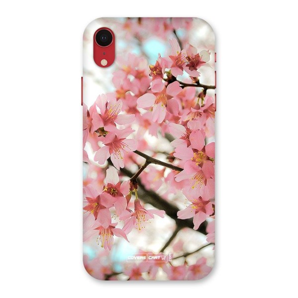 Peach Floral Back Case for iPhone XR