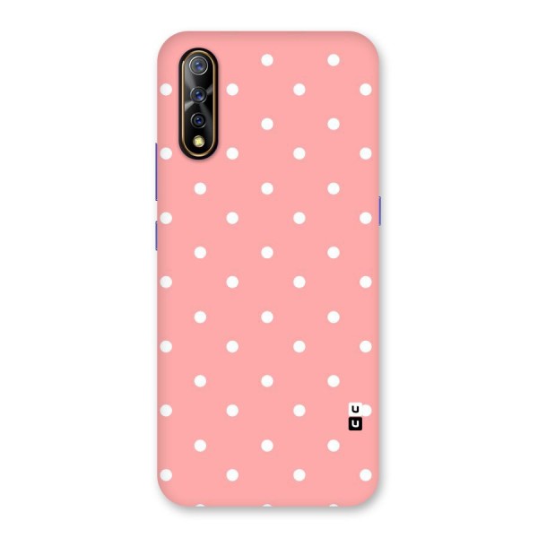 Peach Polka Pattern Back Case for Vivo Z1x