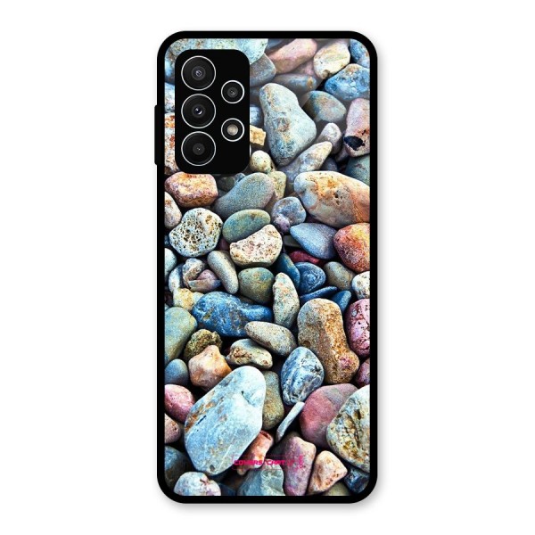 Pebbles Glass Back Case for Galaxy A23