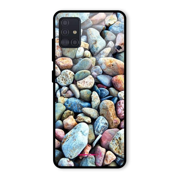 Pebbles Glass Back Case for Galaxy A51