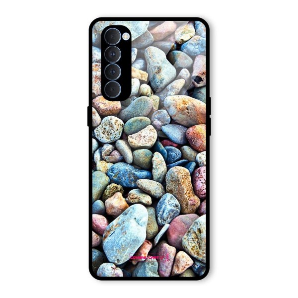 Pebbles Glass Back Case for Oppo Reno4 Pro