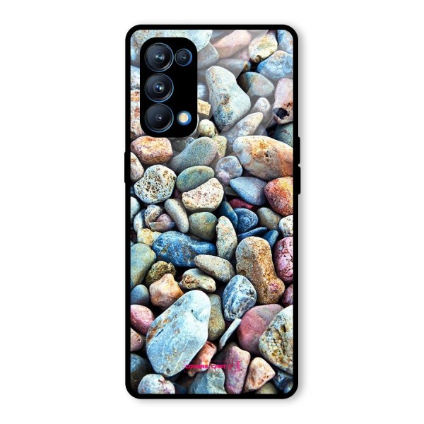 Pebbles Glass Back Case for Oppo Reno5 Pro 5G