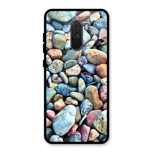 Pebbles Glass Back Case for Poco F1