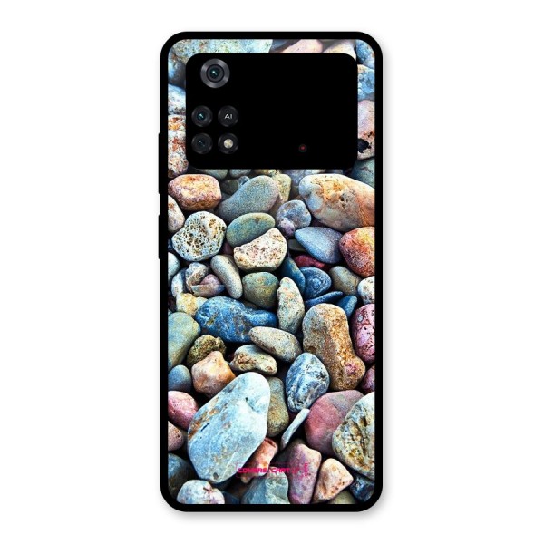 Pebbles Glass Back Case for Poco M4 Pro 4G