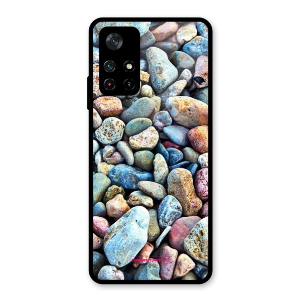 Pebbles Glass Back Case for Poco M4 Pro 5G