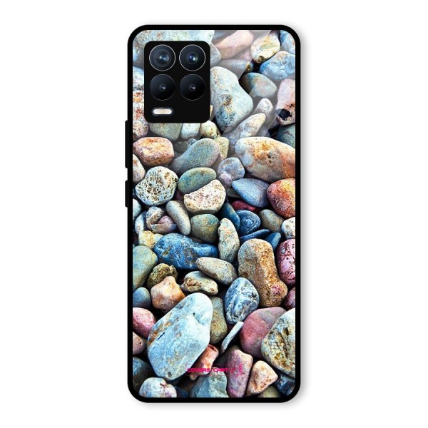 Pebbles Glass Back Case for Realme 8 Pro