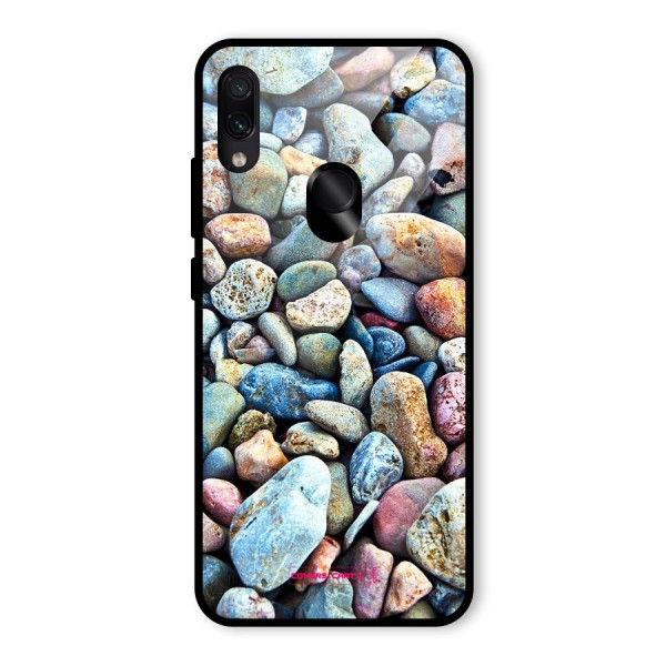 Pebbles Glass Back Case for Redmi Note 7