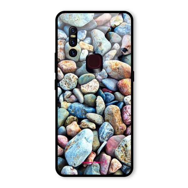 Pebbles Glass Back Case for Vivo V15