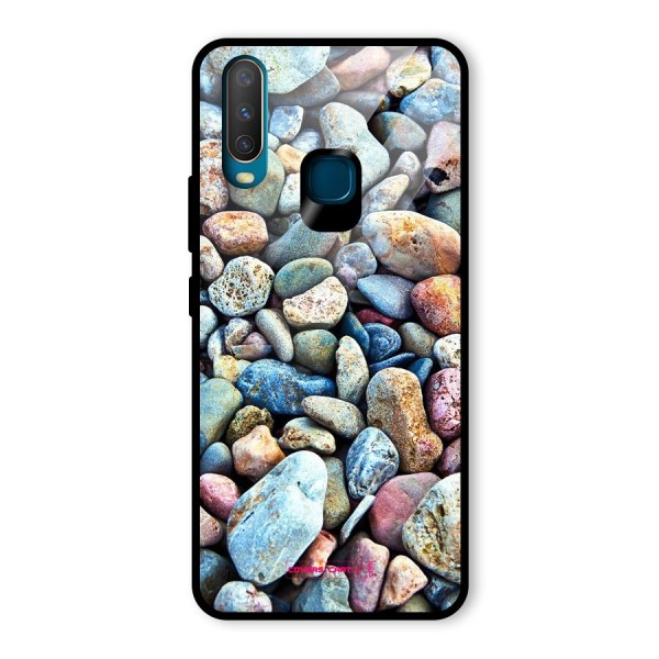 Pebbles Glass Back Case for Vivo Y12