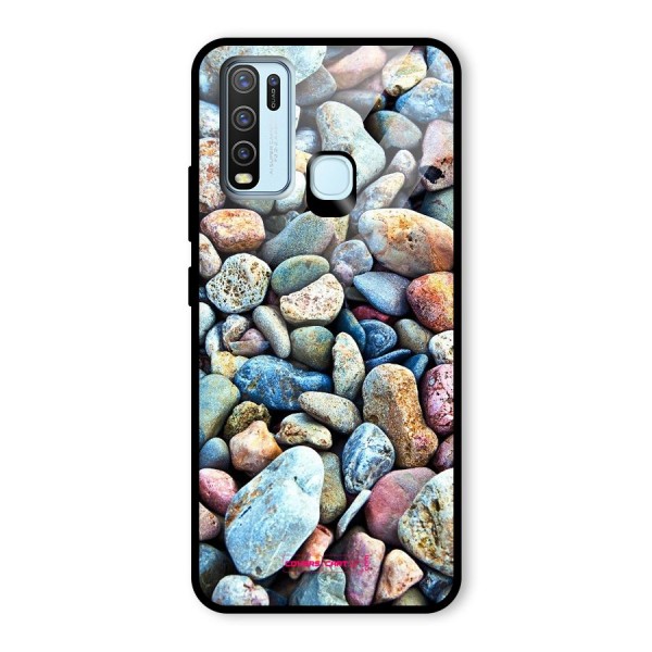 Pebbles Glass Back Case for Vivo Y30