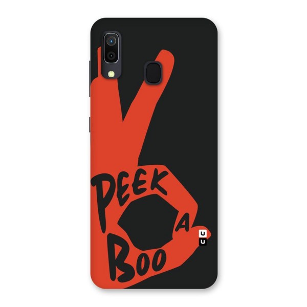 Peek-a-boo Back Case for Galaxy A20