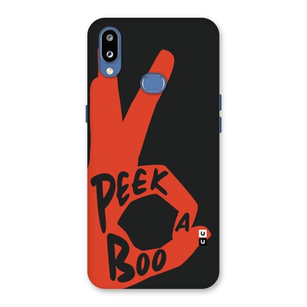 Peek-a-boo Back Case for Galaxy M01s