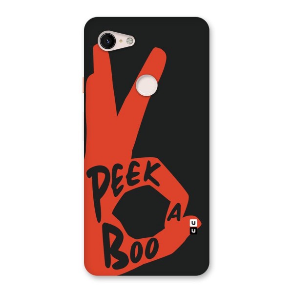 Peek-a-boo Back Case for Google Pixel 3 XL