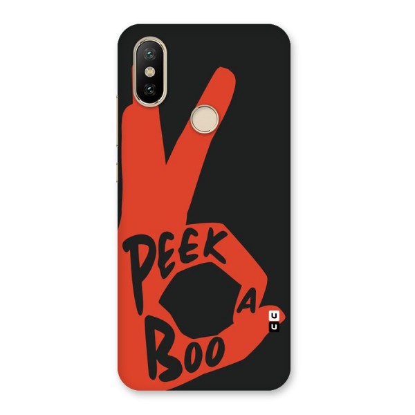 Peek-a-boo Back Case for Mi A2