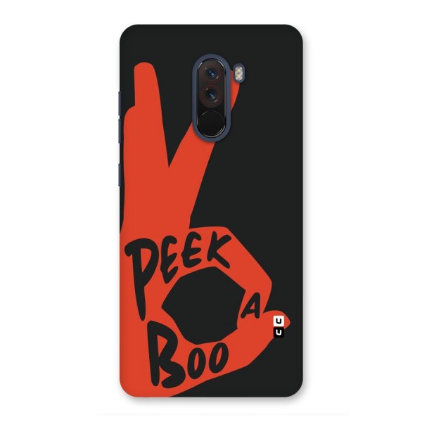 Peek-a-boo Back Case for Poco F1