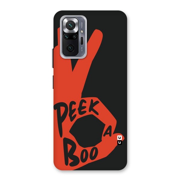 Peek-a-boo Back Case for Redmi Note 10 Pro