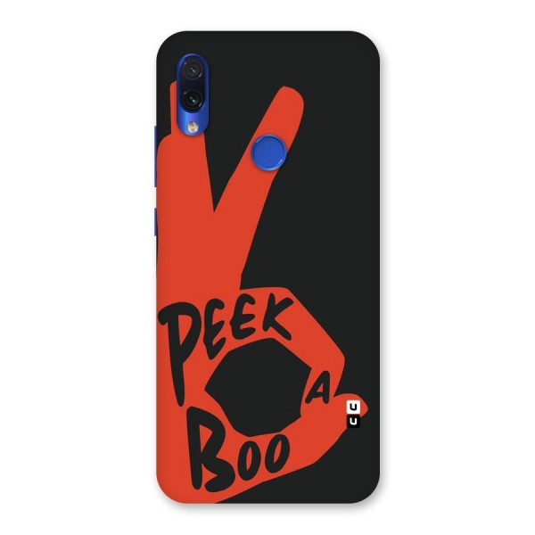 Peek-a-boo Back Case for Redmi Note 7