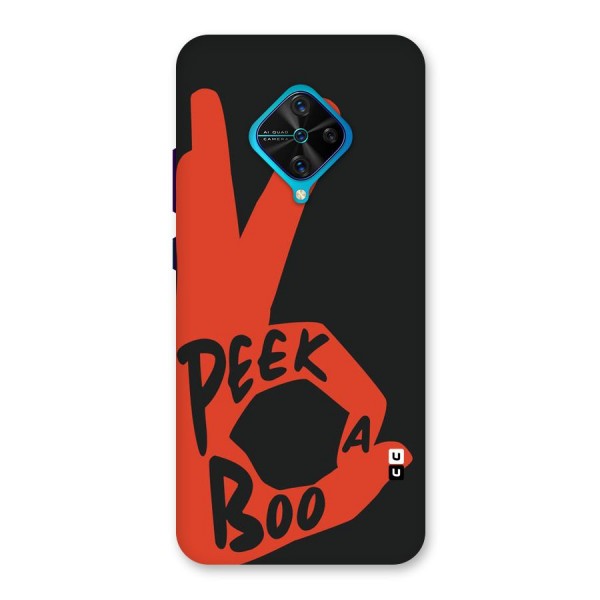 Peek-a-boo Back Case for Vivo S1 Pro